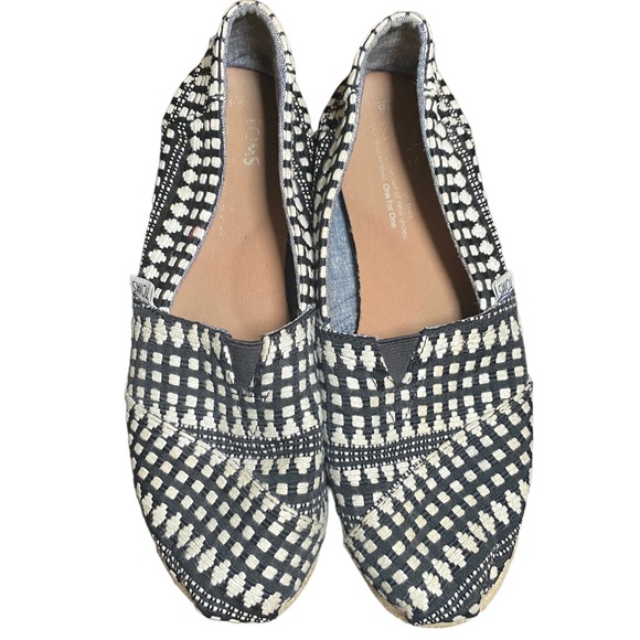 Toms Textured Striped Vans - Picture 2 of 5